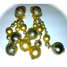 Gold Ball Earrings